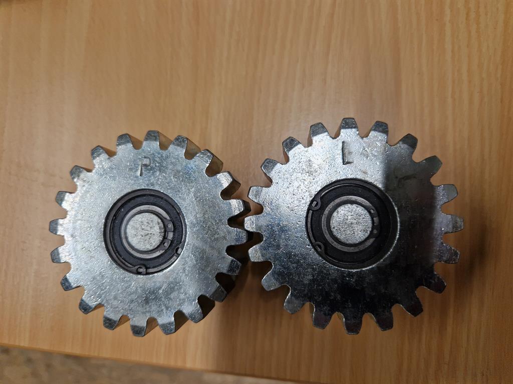 Remtandwielen voor rolsteigerlift linkse en rechtse uitvoering